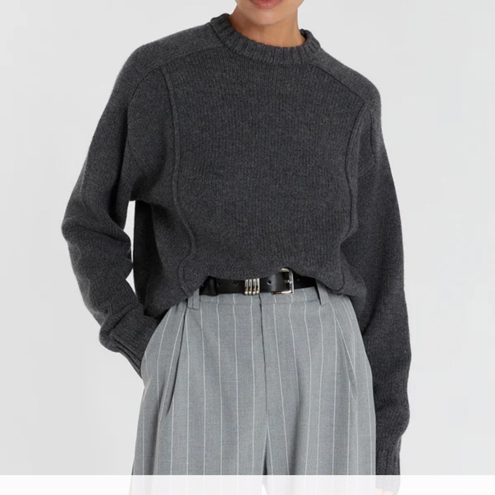 DISSH wool/cashmere Charcoal Gray Women's Sweater